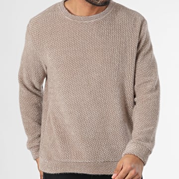 Uniplay - Sweat Crewneck Beige Foncé