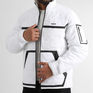BOSS - Veste Zippée Polaire Snoozy 50523708 Blanche