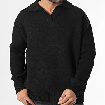 Frilivin - Pull Col V Noir