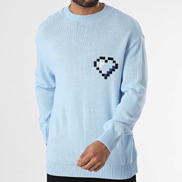 Frilivin - Pull Bleu Clair
