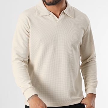 Frilivin - Pull Col V Beige
