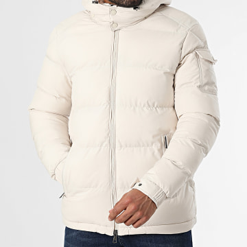 KZR - Doudoune Capuche Beige