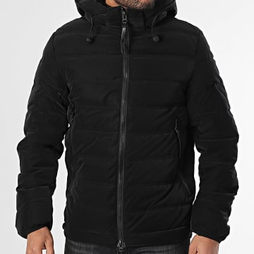 Frilivin - Chaqueta negra con capucha