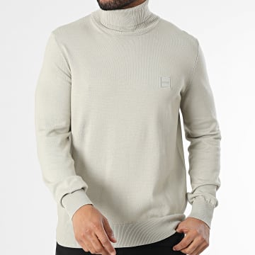 BOSS - Pull Col Roulé Akiro 50527573 Beige