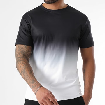 LBO - T-shirt kleurverloop 0291 zwart wit