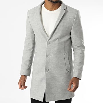 Mackten - Manteau Gris Chiné