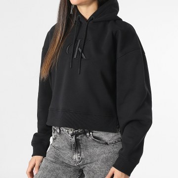 Calvin Klein - Sweat Capuche Femme 4718 Noir
