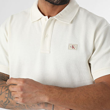 Calvin Klein - Polo Manches Courtes 7040 Beige Clair