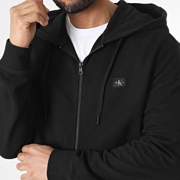 Calvin Klein - Sweat Zippé Capuche 6858 Noir