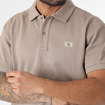 Calvin Klein - Polo Manches Courtes 7040 Taupe