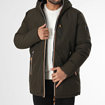 Geographical Norway - Parka Capuche Cassim Vert Kaki