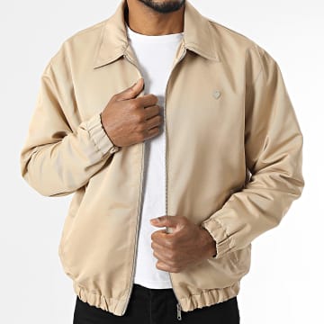 Ikao - Veste Zippée Beige Foncé