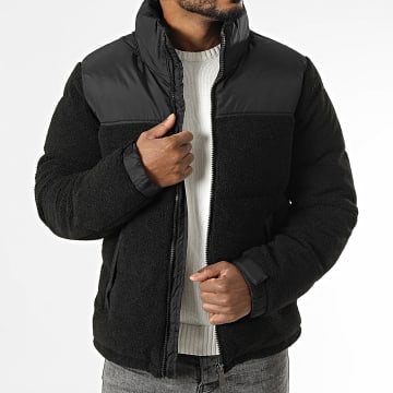 KZR - Doudoune Polaire Capuche 803 Noir