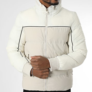 KZR - Doudoune Capuche Beige