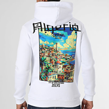 Zelys Paris - Sweat Capuche Ocasbah Blanc