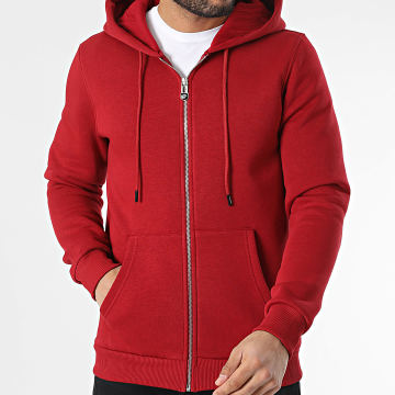 Armita - Sweat Zippé Capuche Bordeaux
