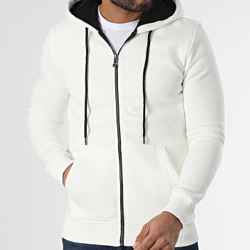 Armita - Felpa con cappuccio e zip beige chiaro