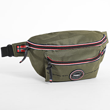 Geographical Norway - Khaki Groen Teal Banana Tas