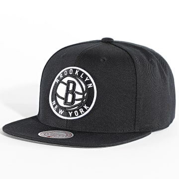 Mitchell and Ness - Casquette Snapback White Brooklyn Nets HHSS3256-BNE Noir