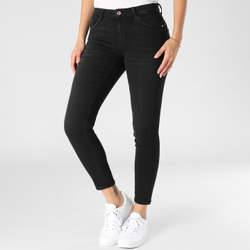 Only - Vaqueros negros Slim Daisy para mujer