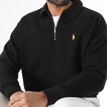 Polo Ralph Lauren - Sweat Col Zippé Original Player Noir