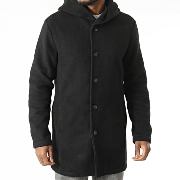 Uniplay - Veste Longue Capuche Noire
