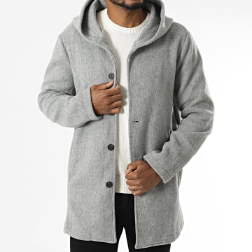 Uniplay - Veste Longue Capuche Gris