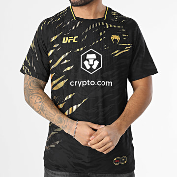 Venum - Camiseta UFC Authentic Fight Night Negro Oro