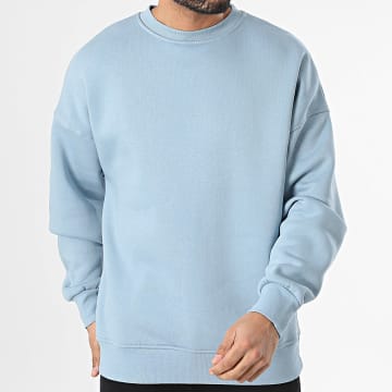 Classic Series - Sudadera azul claro de cuello redondo