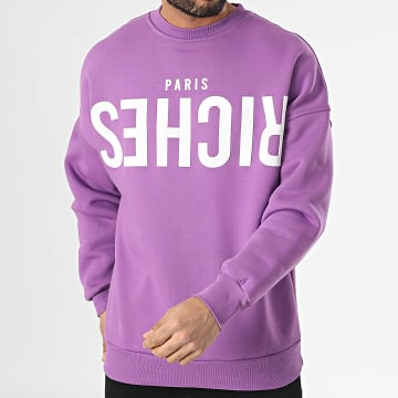 Classic Series - Sudadera con cuello redondo Violeta