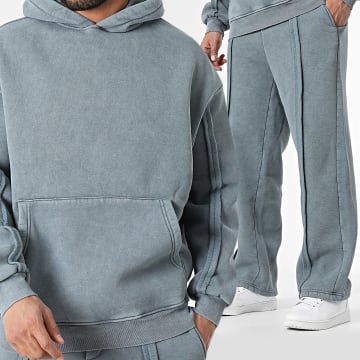 Classic Series - Ensemble De Survetement Gris Bleu