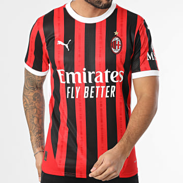 Puma - Maglia AC Milan Home Replica 774979 Maglia da calcio nera rossa