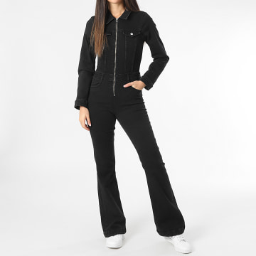 Tiffosi - Women's Jean Jumpsuit Jackie 10057531 Negro