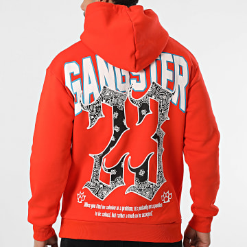 Classic Series - Sweat Capuche Orange Foncé