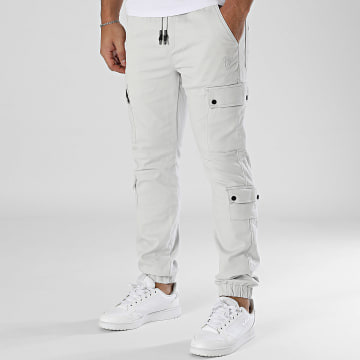 Project X Paris - Pantalon Cargo T19939 Gris Clair