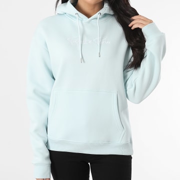 Project X Paris - Sweat Capuche Femme F222138 Bleu Clair