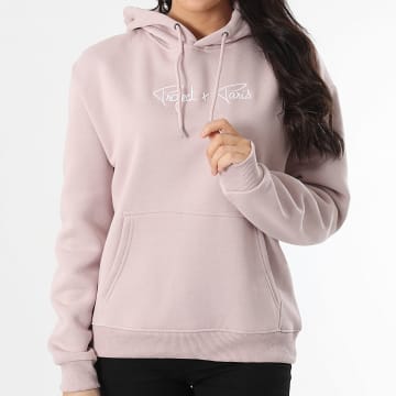 Project X Paris - Sweat Capuche Femme F222138 Rose Clair