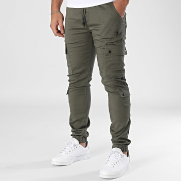 Project X Paris - Pantalon Cargo T19939 Vert Kaki Foncé