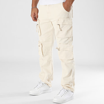 Project X Paris - Pantalon Cargo Jean T249042 Beige