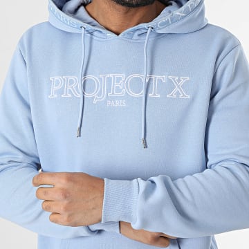 Project X Paris - Sweat Capuche 2322030 Bleu Clair