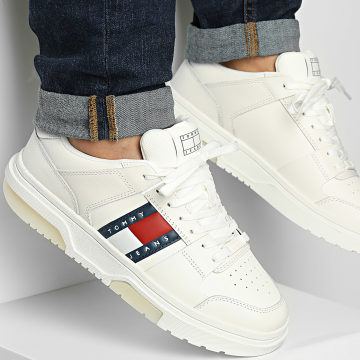 Tommy Jeans - Baskets The Brooklyn Leather Essential 1576 Ecru