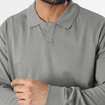 Classic Series - Polo-Shirt Langarm Grau