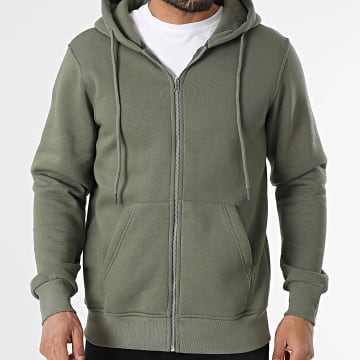 Classic Series - Sweat Zippé Vert Kaki