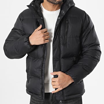 Frilivin - Chaqueta negra con capucha