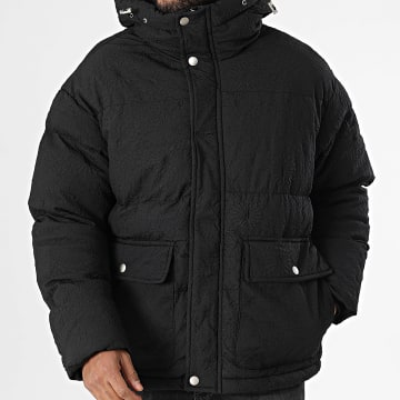 Frilivin - Edredón floral negro con capucha