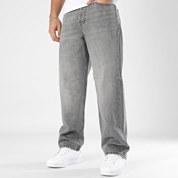 Jack And Jones - Alex Original Baggy Fit Jeans Gris