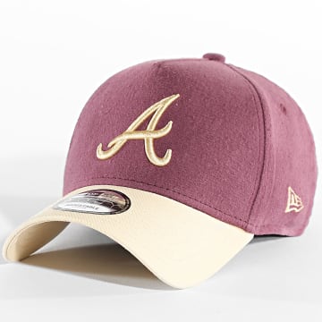 New Era - 9Forty Atlanta Braves Cap 60586790 Bordeaux Beige