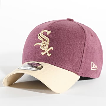 New Era - Casquette 9Forty Chicago White Sox 60586793 Bordeaux Beige