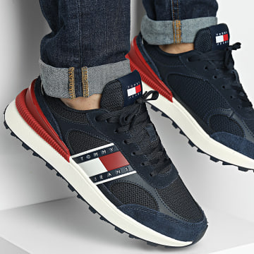 Tommy Jeans - Baskets Technical Runner Essential 1537 Dark Night Navy