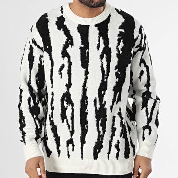 Uniplay - Pull Noir Blanc